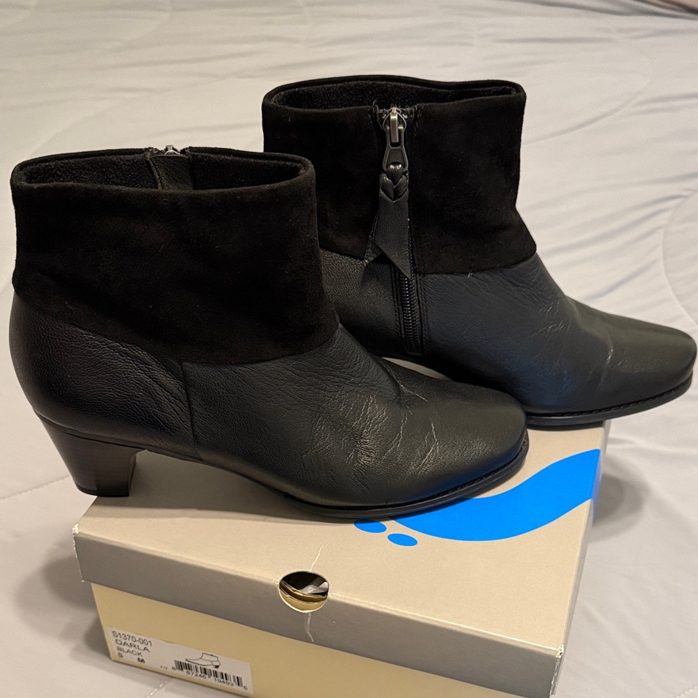 SoftWalk Darla Black Footwear